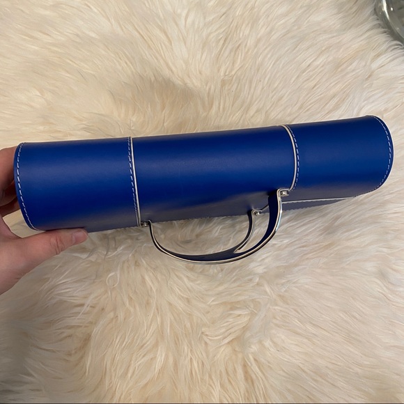 PERRIN Paris L'Asymétrique clutch blue $1850 - Picture 5 of 12